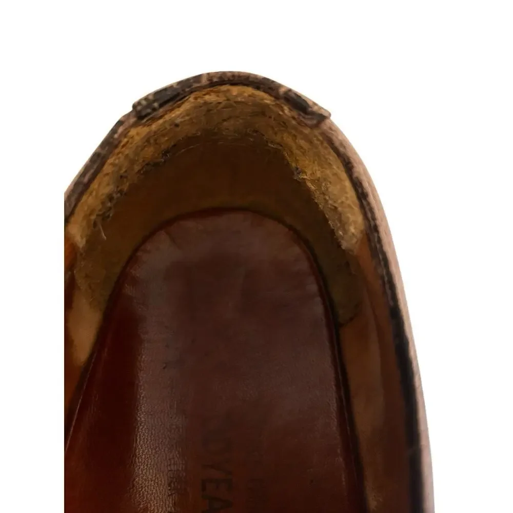Mephisto Men's Goodyear Welt Classic Comfort Leather Brown Shoes Sz. 11 1/2 US